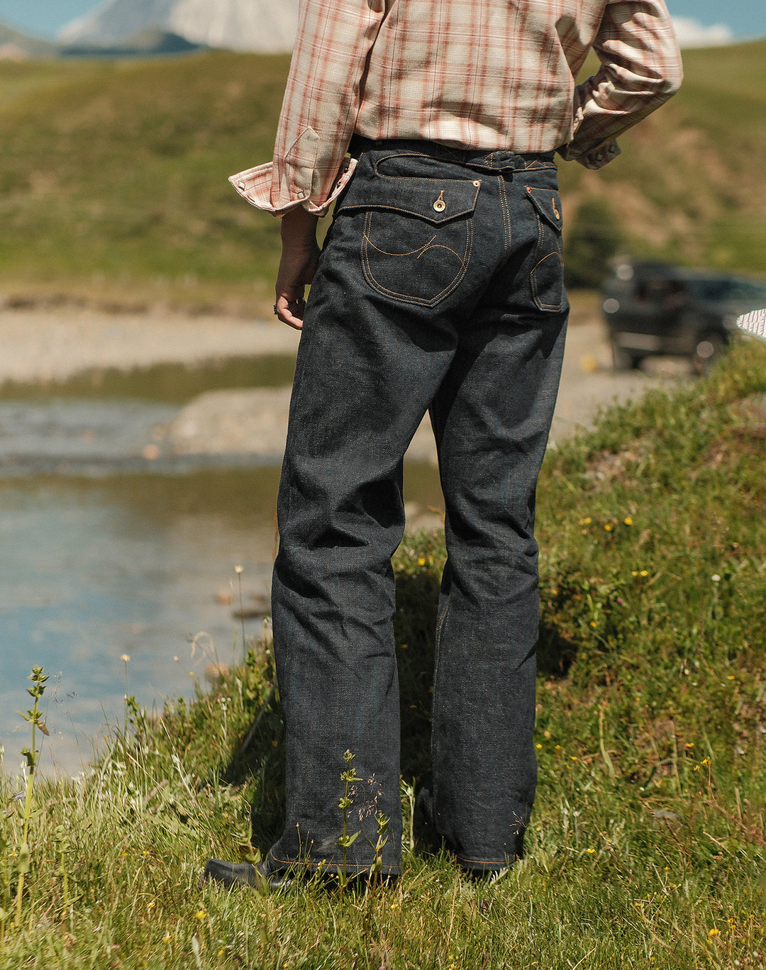 CHAOS ERA Series 18OZ 705B Wide-Leg jeans
