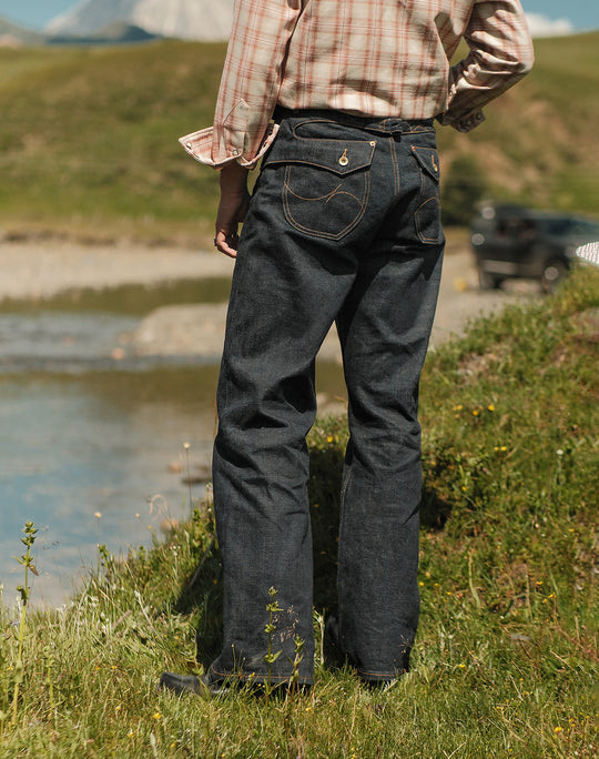 CHAOS ERA Series 18OZ 705B Wide-Leg jeans