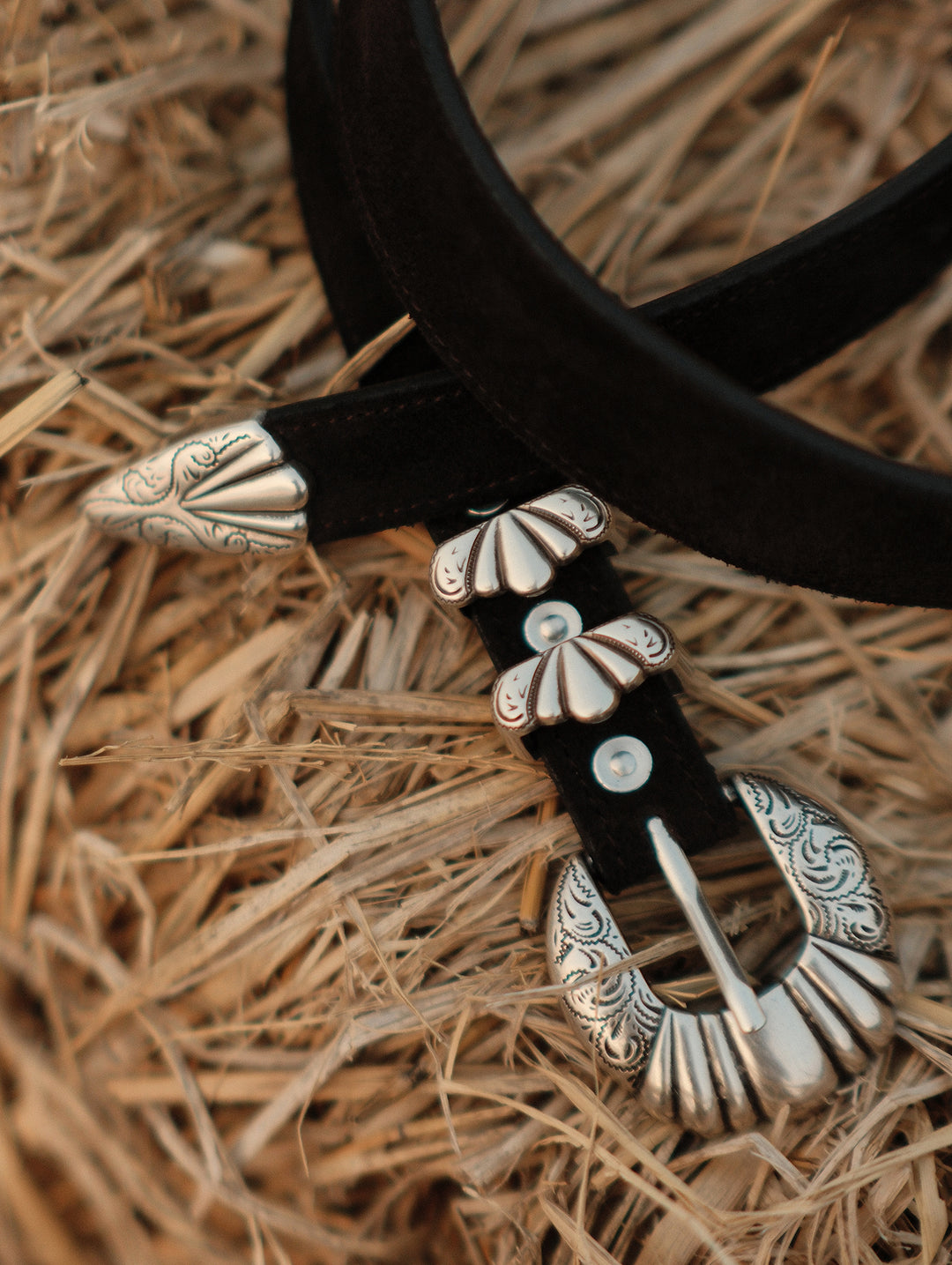 Western American Retro Belt-Suede Leather