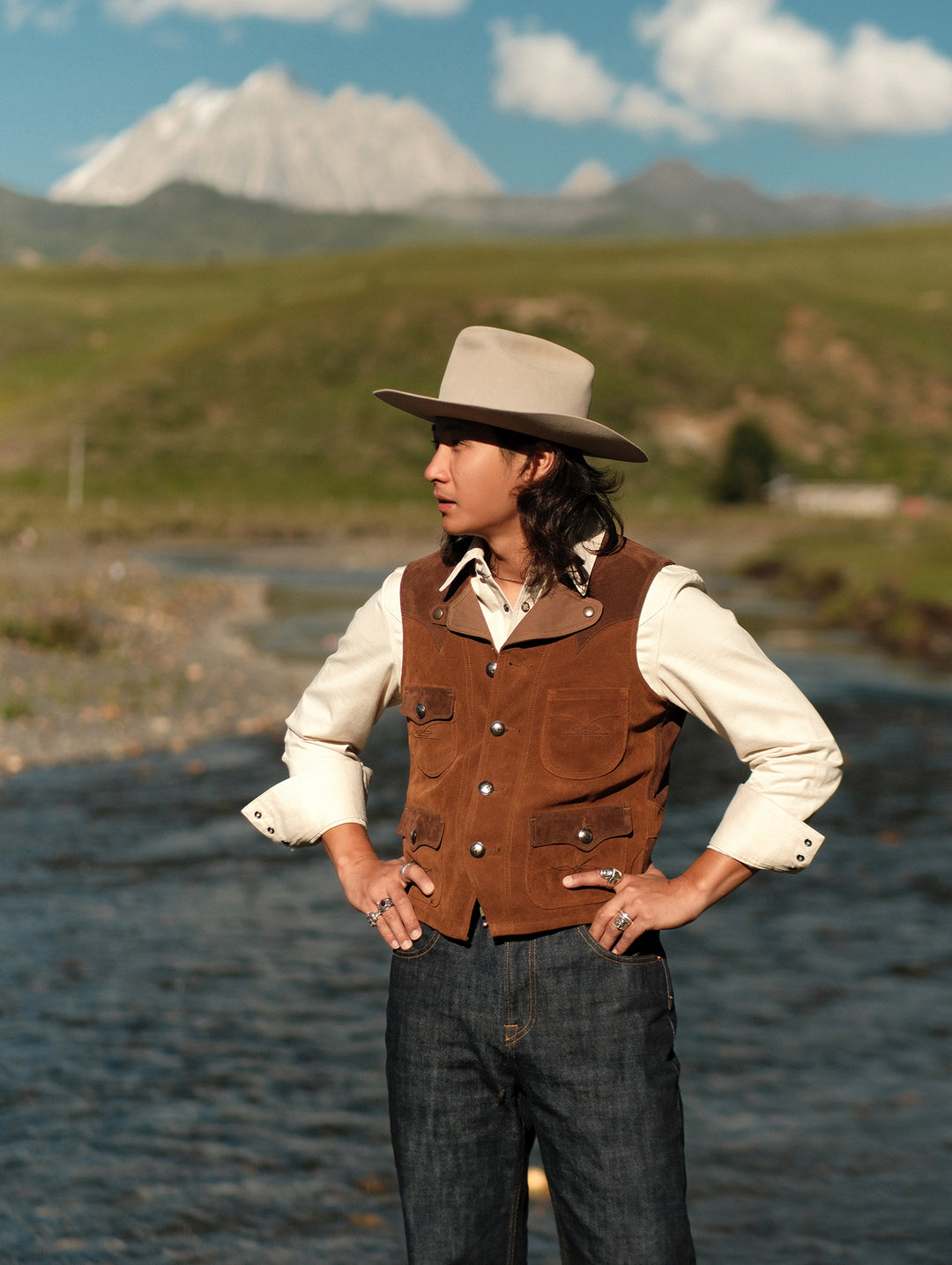 Suede Hunting Vest