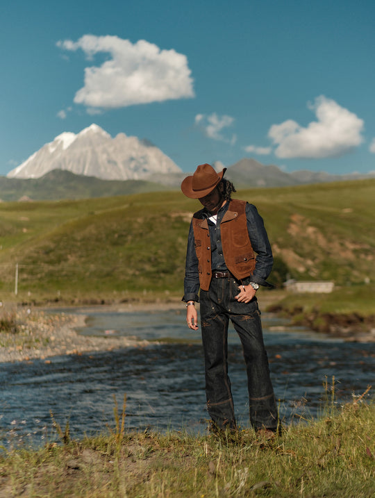 Suede Hunting Vest