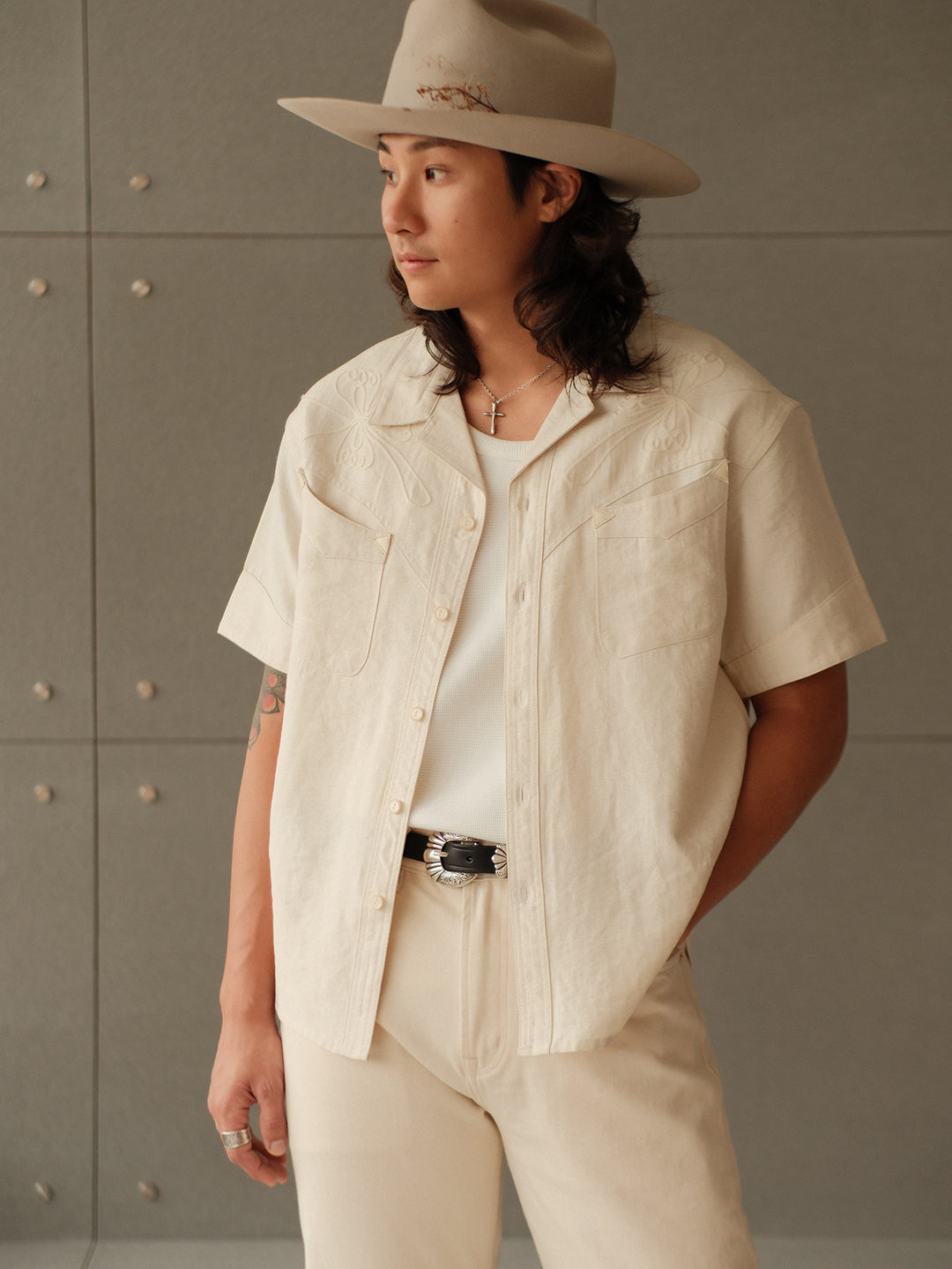 Western Cuban Collar Shirt