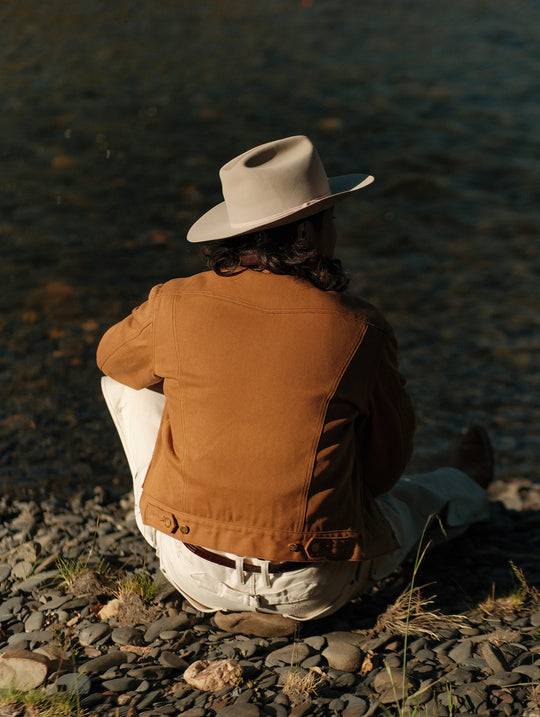 Mackinaw Wool Oil-Waxed Canvas Cruiser Jacket