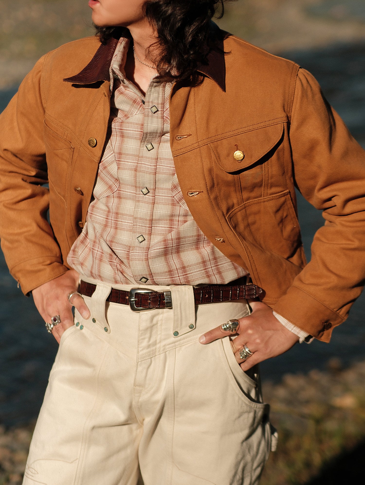Mackinaw Wool Oil-Waxed Canvas Cruiser Jacket|mbbcar|menswear – MBBCAR