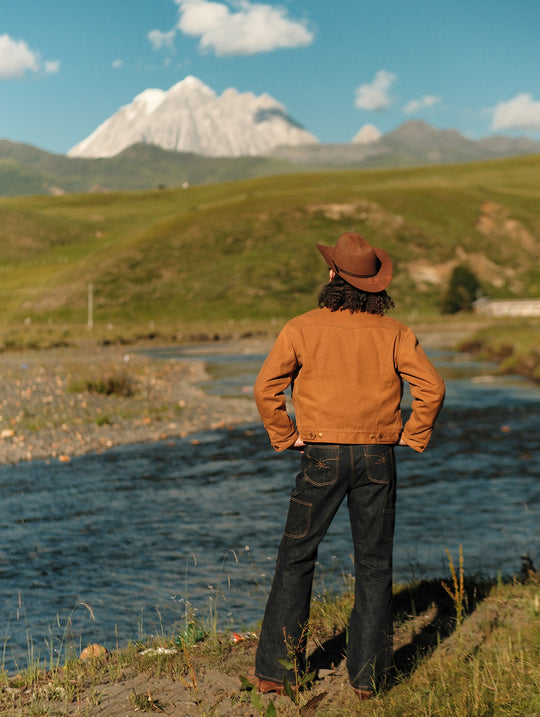 Mackinaw Wool Oil-Waxed Canvas Cruiser Jacket