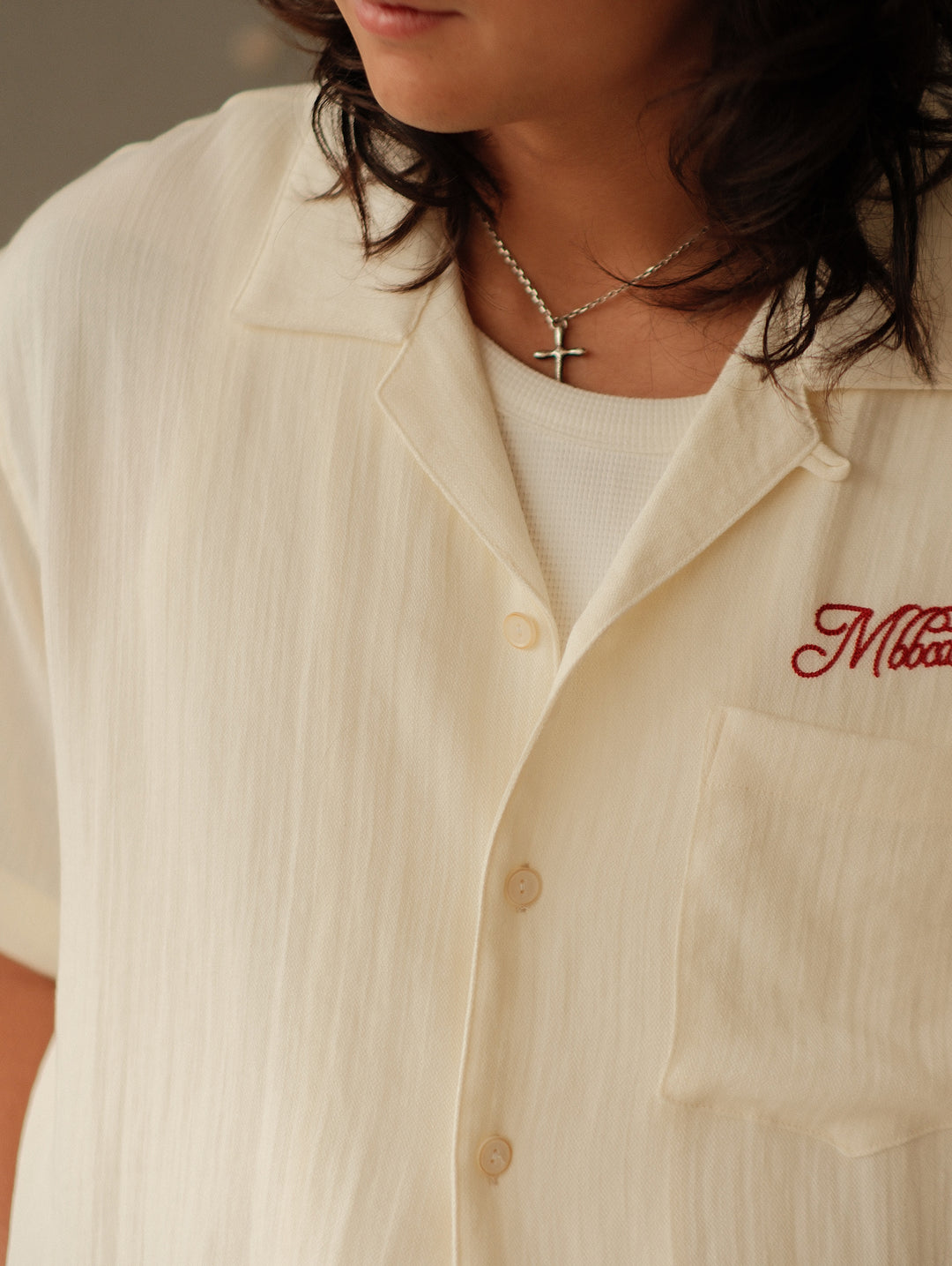 Flax Cuban Collar Shirt