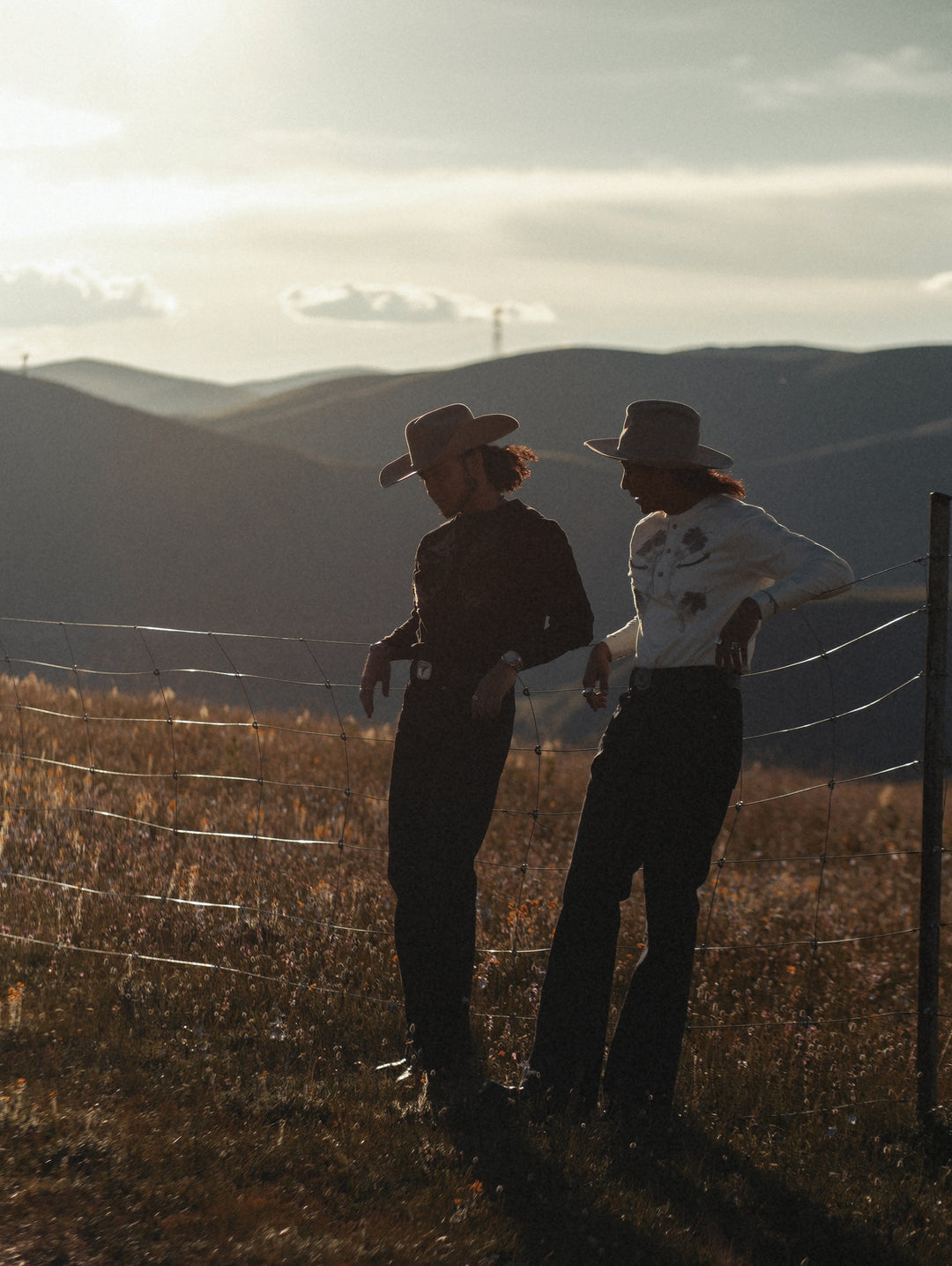 Mvc&Co. Desert Lily Embroidered Henley shirt