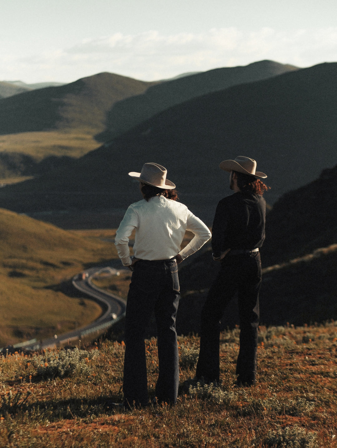 Mvc&Co. Desert Lily Embroidered Henley shirt