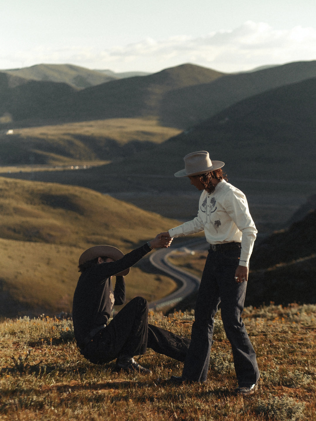 Western Embroidered Bootcut Selvedge Denim jeans