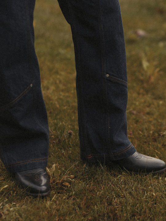 Western Series 16.4 OZ Logger IV Wide-Leg jeans