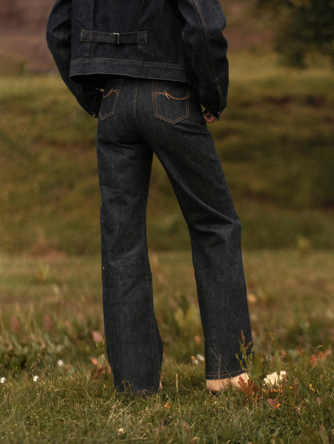 15oz Monroe II Wide-Leg jeans-Black Indigo
