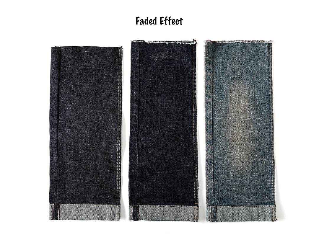 Xizang Collection Red Prayer Flag Core Wide-Leg Selvedge Denim jeans