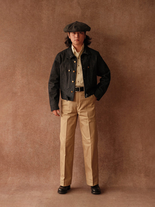 15.5oz French Shipyard Selvedge Denim Worker Jacket