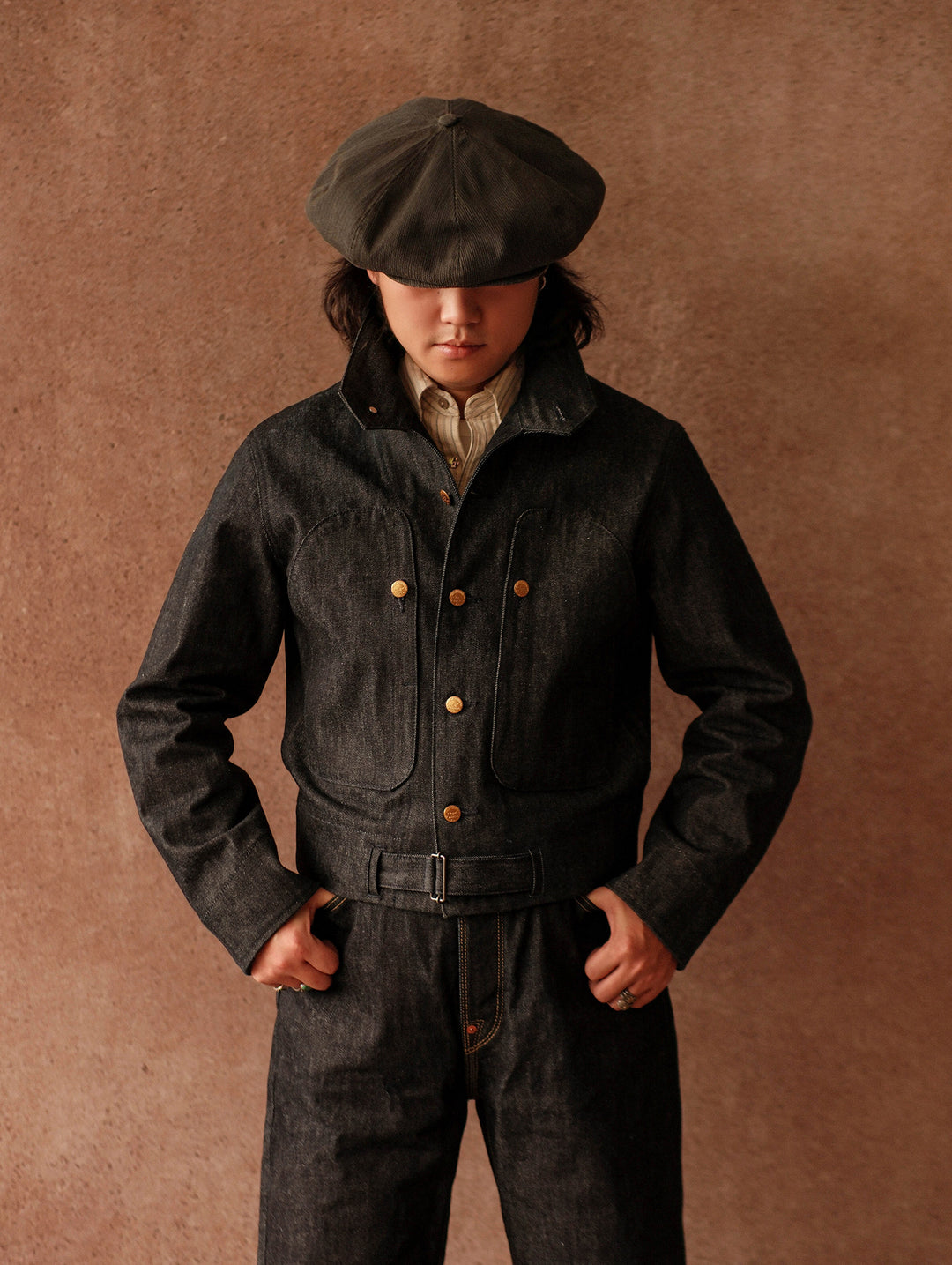 15.5oz French Shipyard Selvedge Denim Worker Jacket