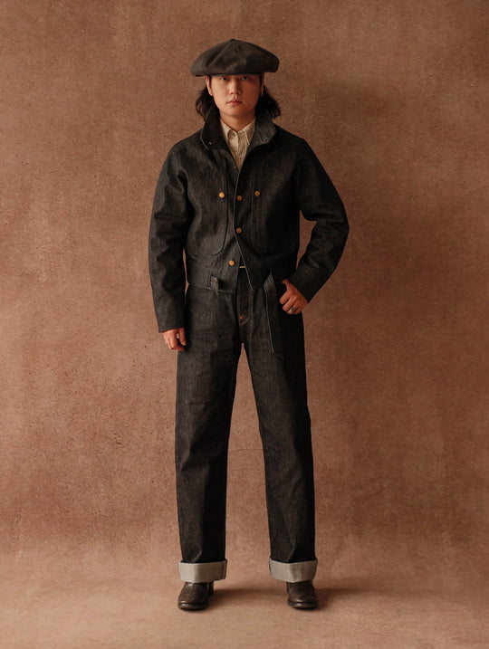 15.5oz French Shipyard Selvedge Denim Worker Jacket