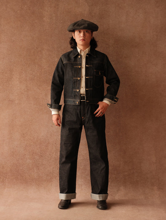 1930s Cowboy Selvedge Denim Wide-Leg jeans