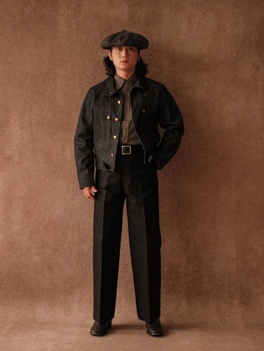 15.5oz French Shipyard Selvedge Denim Worker Jacket