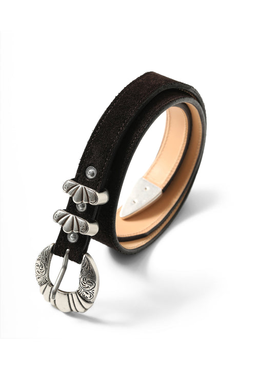 Western American Retro Belt-Suede Leather