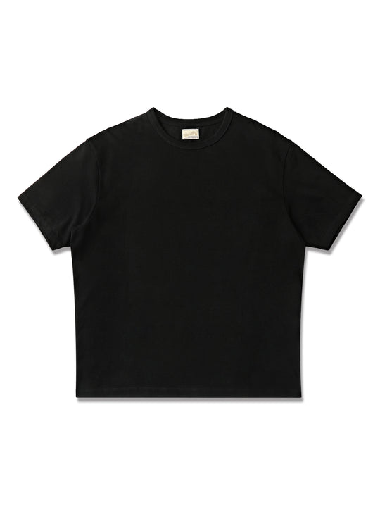 Three-Color Regular Loose-Fit Crew Neck T-shirt-Gray